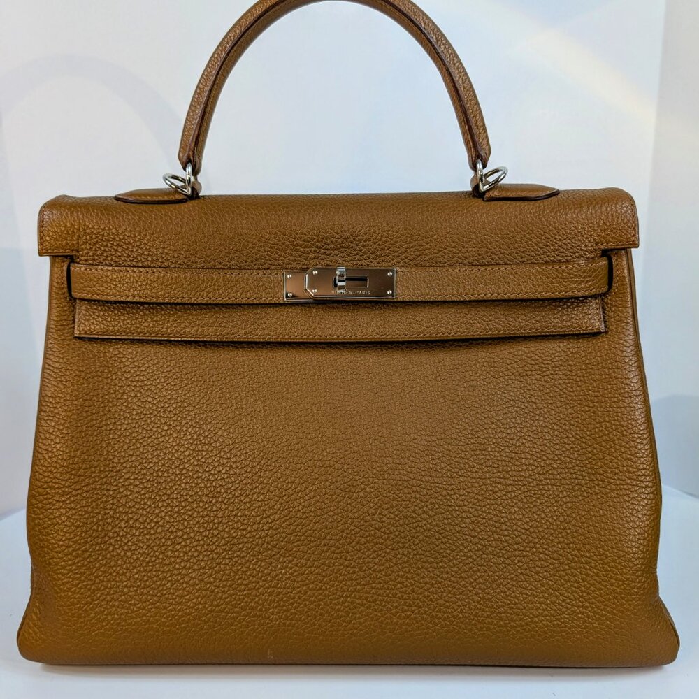 Hermes Kelly 35 Brown Fauve (Fawn) - Picture 9 of 16